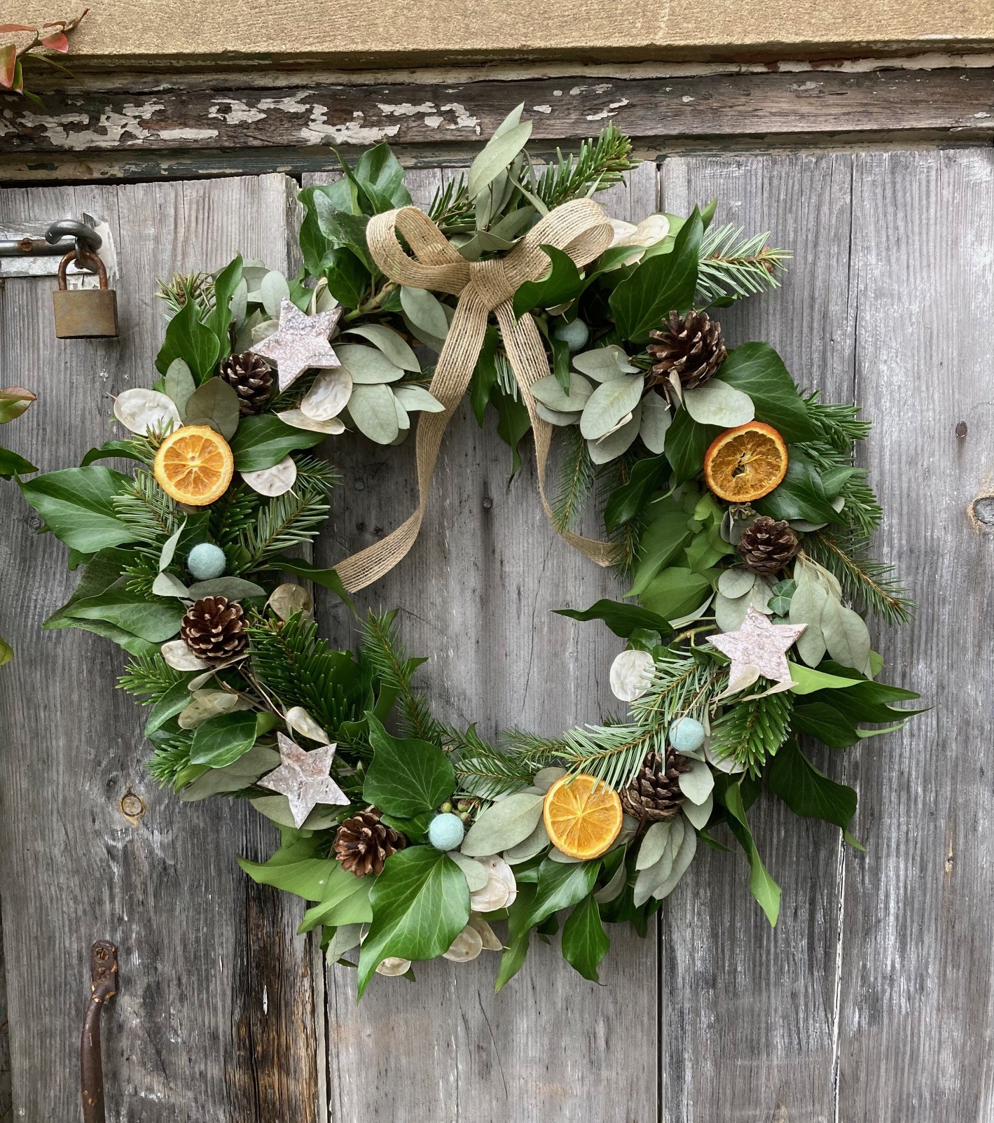 Come along to our fun and festive wreath making classes image