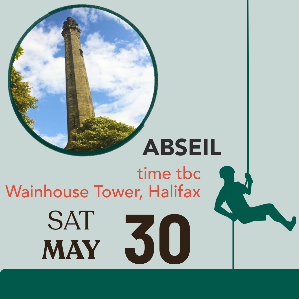 Abseil from Wainhouse Tower in Halifax! image