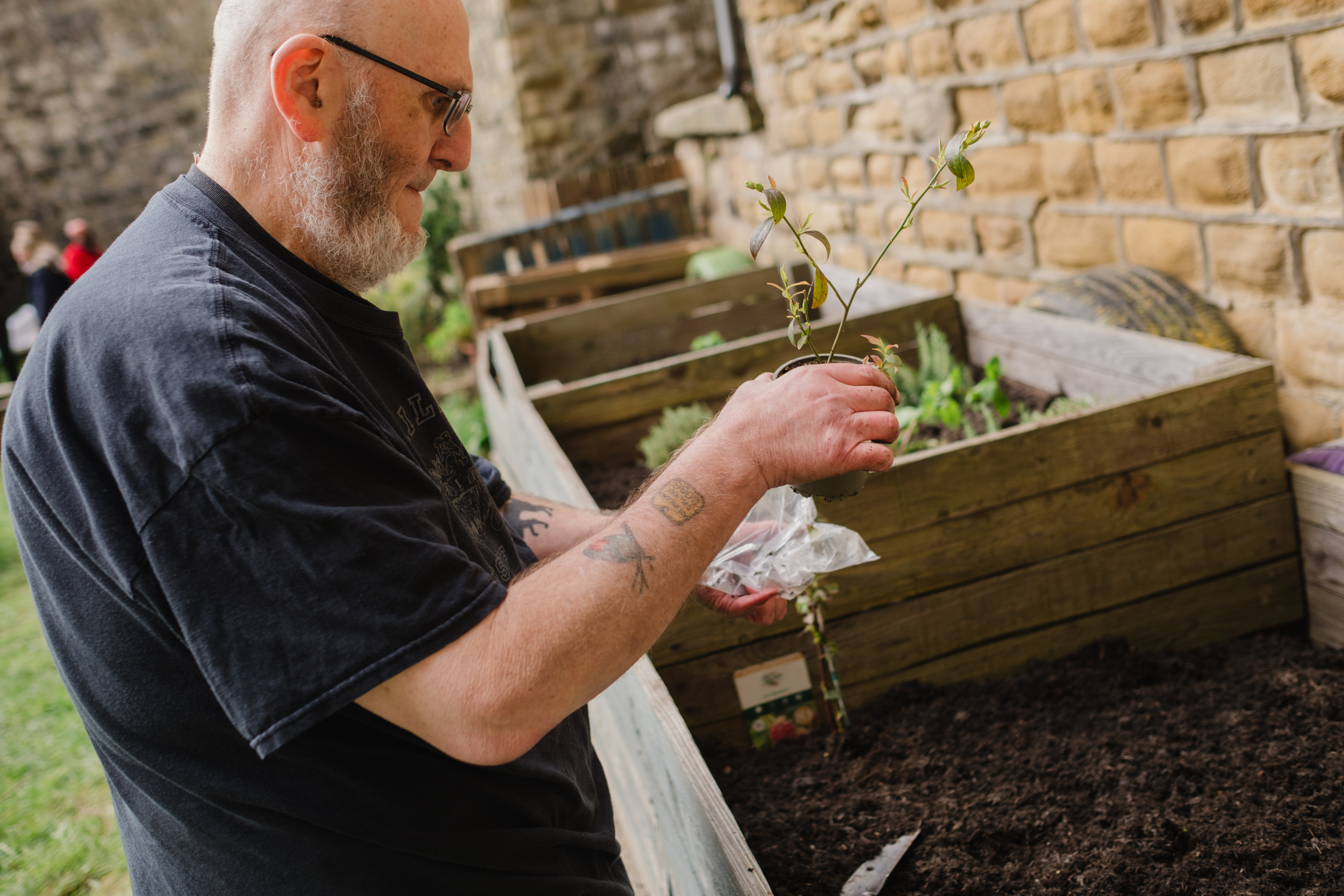 Volunteer Gardening- Picture by Liz Baker Photography