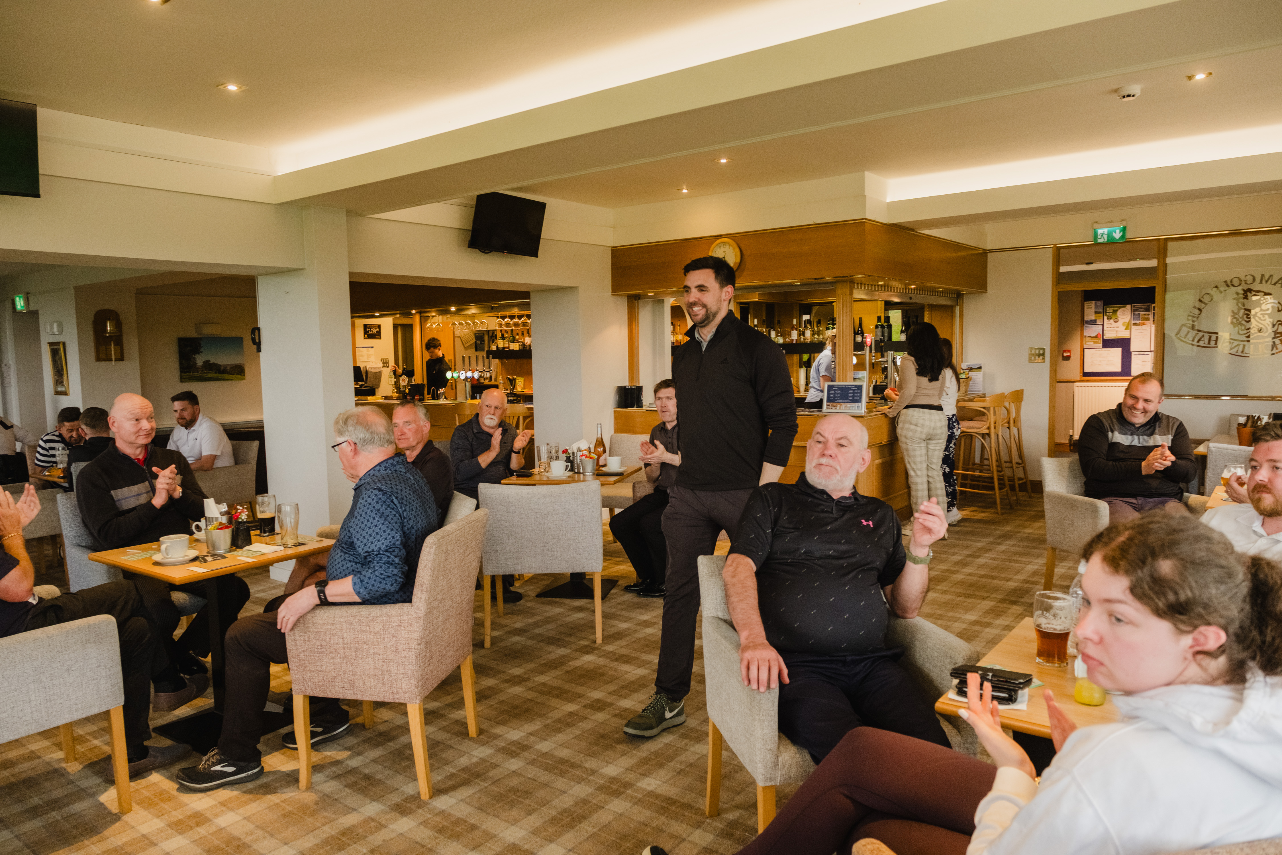 golf day post game chats and drinks