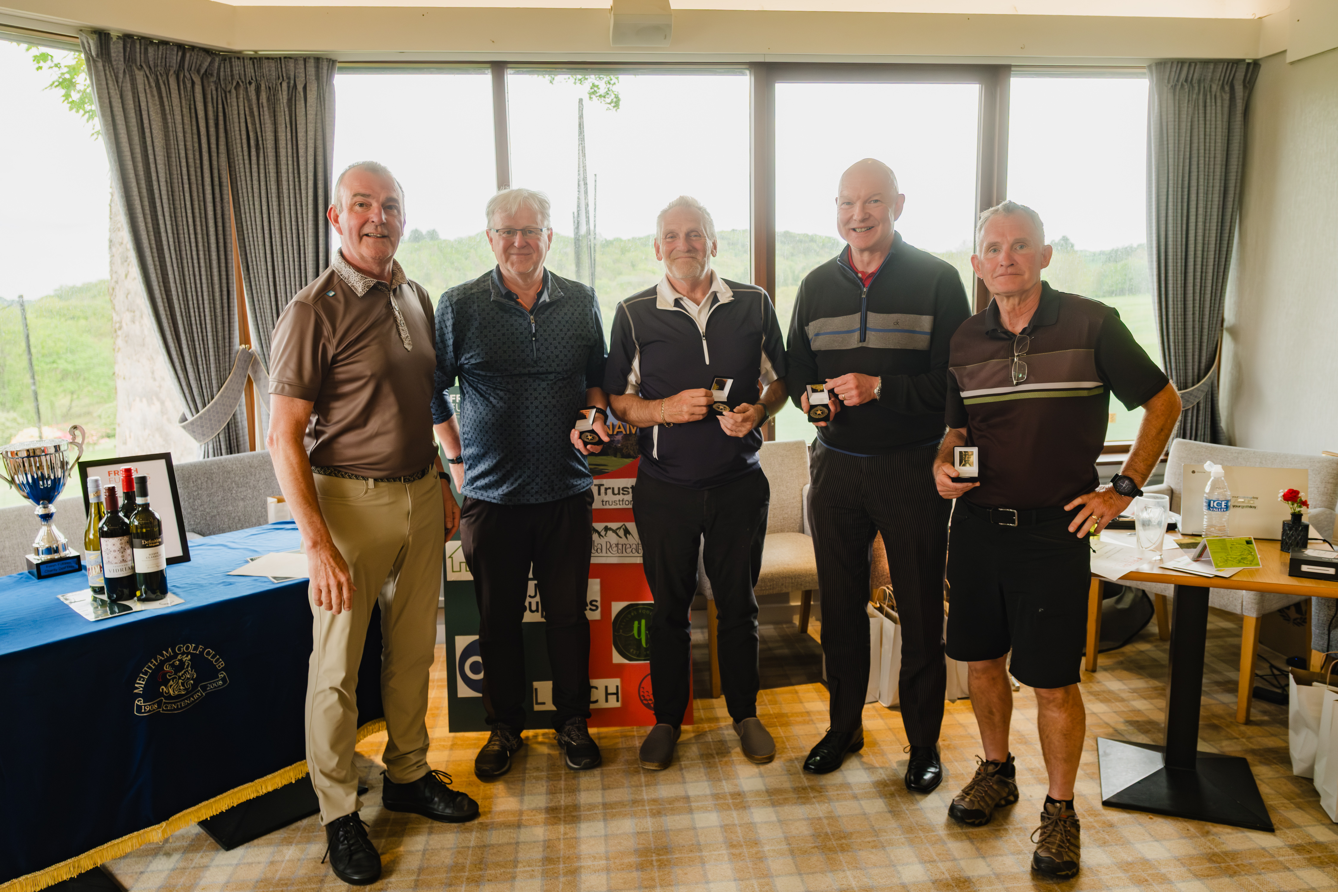 This years winners of Golf day - Positive practice accountants