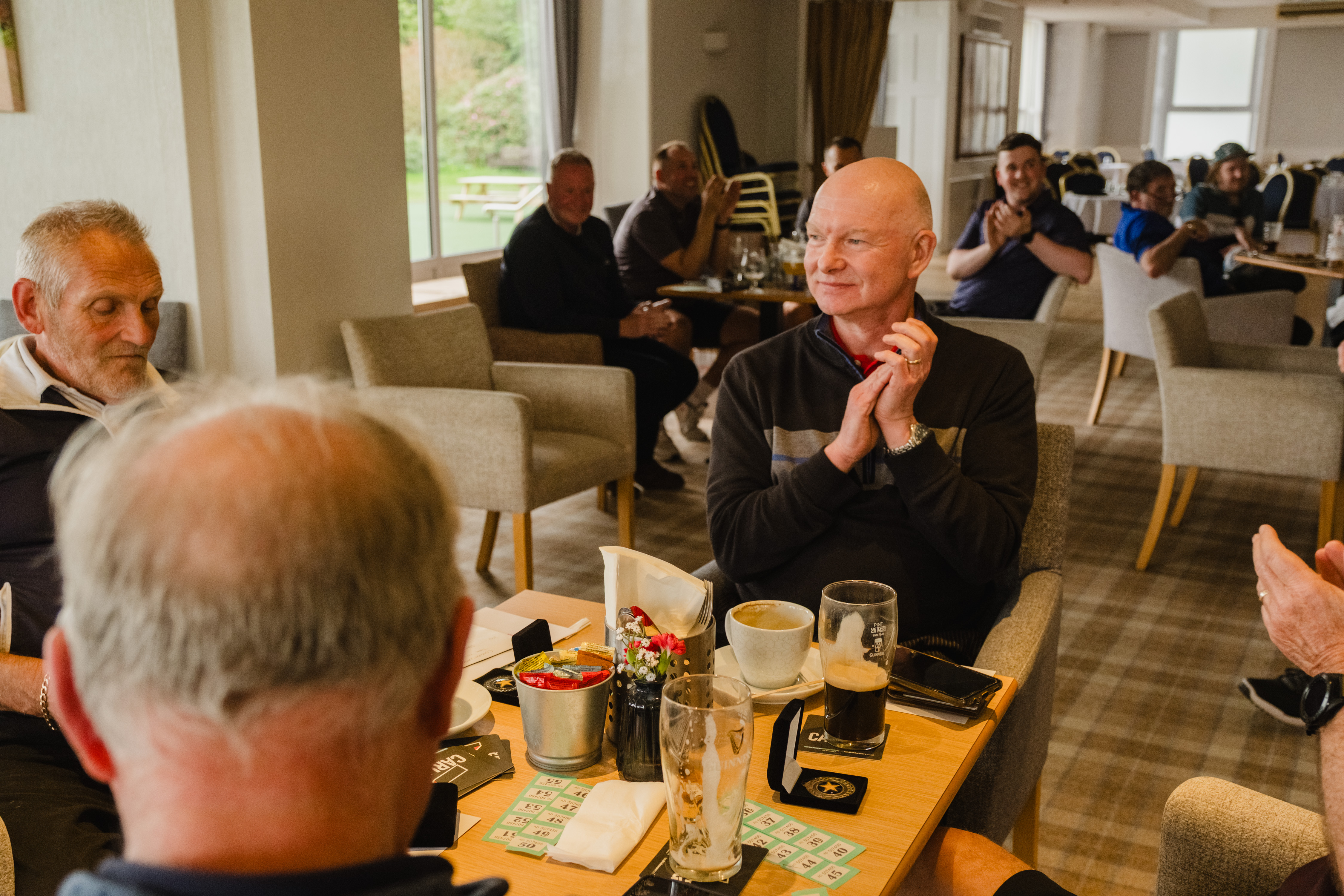 golf day post game chats and drinks