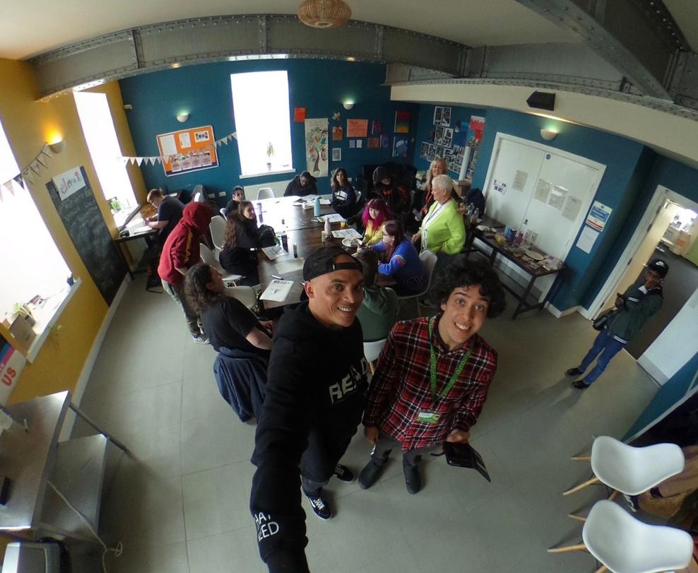group selfie of elevate, a connect/work ready programme for 18--26 year olds