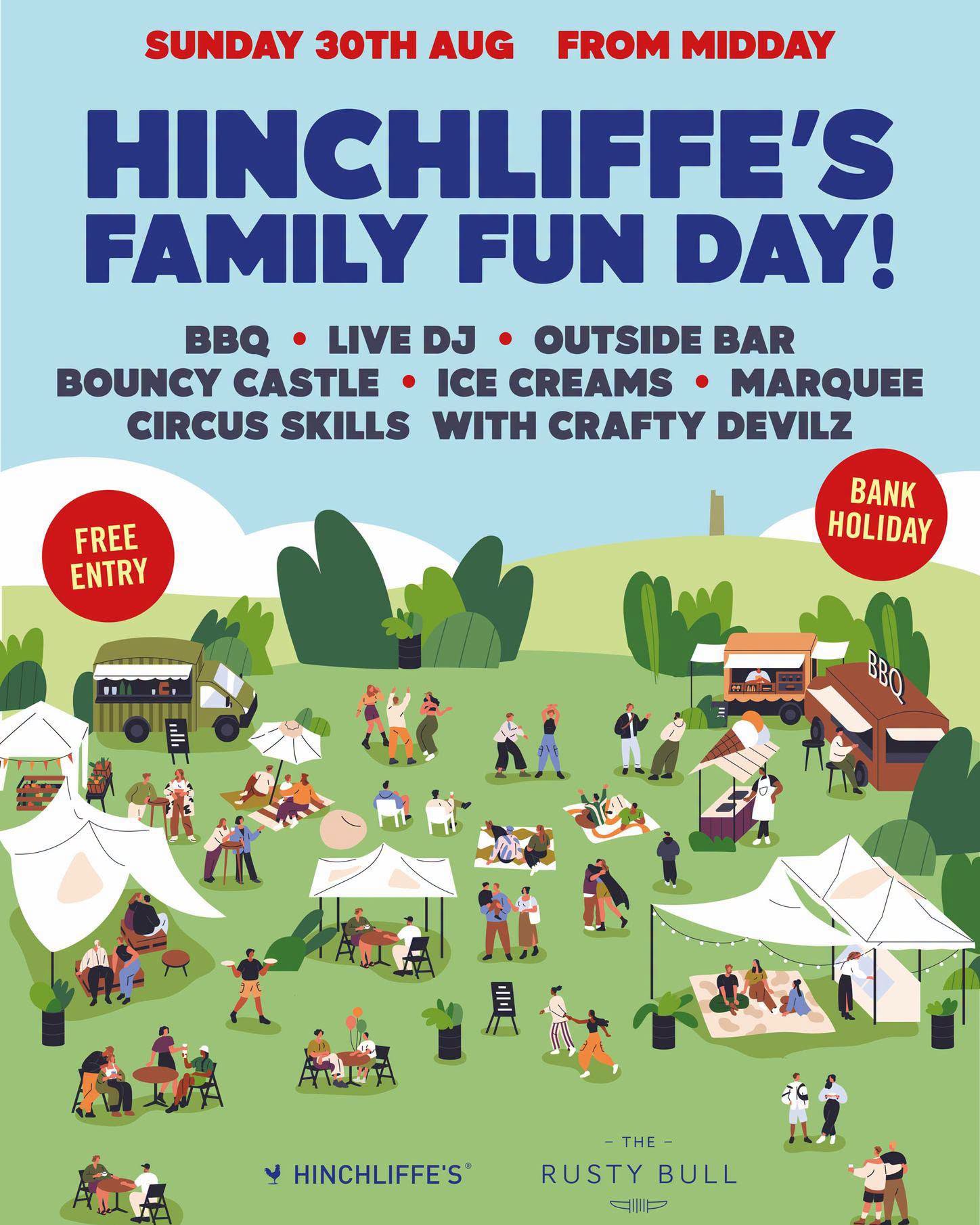 Rusty Bull Family Fun Day, it's on Sunday 30th August from 12 noon till 6pm. We will be running a toy tombola to fundraise.
