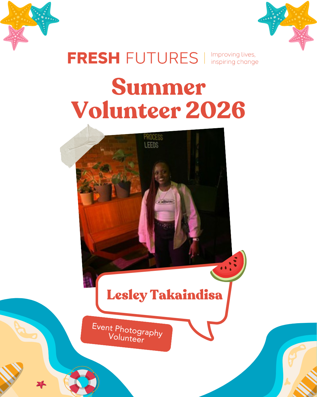 Summer volunteer of the season lesley takaindisa